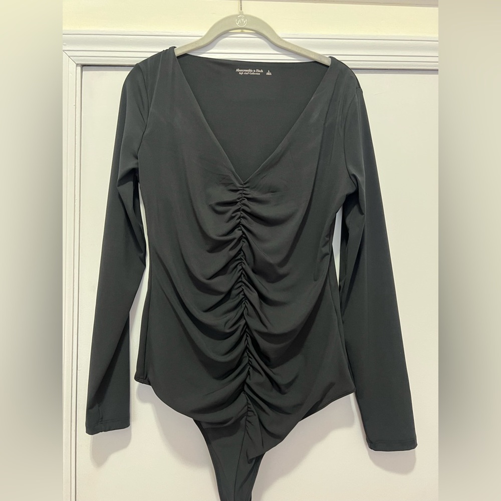 Ruched Bodice Bodysuit - NWT
